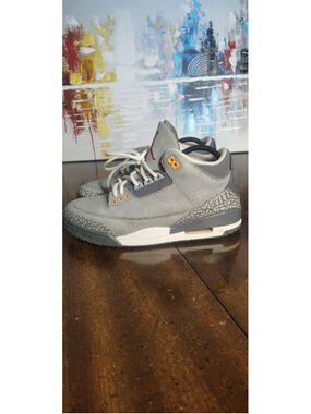 Jordan Air Jordan 3 Retro Cool Grey Shoes Mens Size 8.5 Gray Sneakers CT8532-012